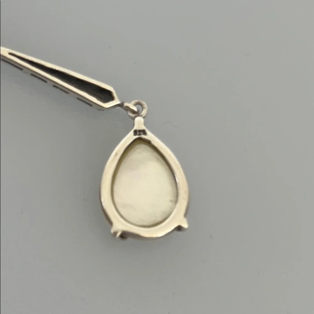Elegant 925 Elegant Pearl Drop Earrings